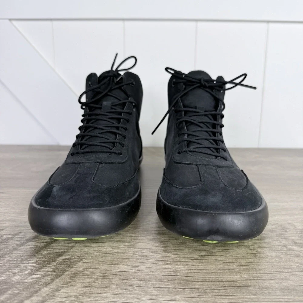 Camper Black Pursuit Men's US 12 12.5 EU 46 Nubuck Hi Top Boots Sneakers Lace Up